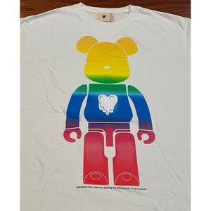 MEDICOM TOY WHITE SHIRT SZ LARGE